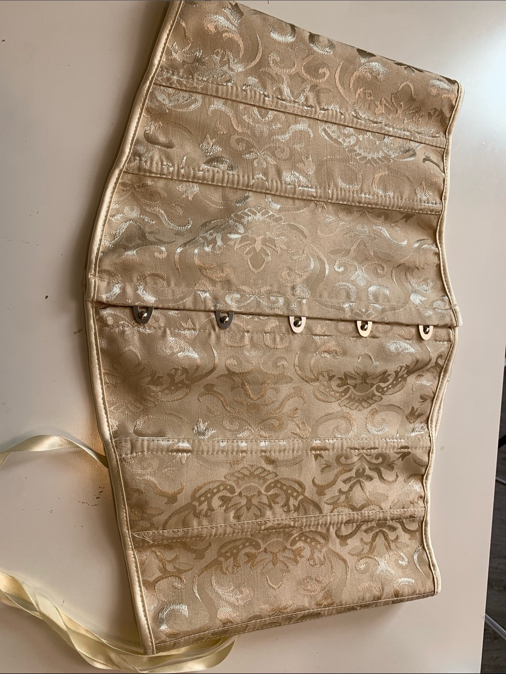 Unbranded Boned  Corset w Metal  Fasteners